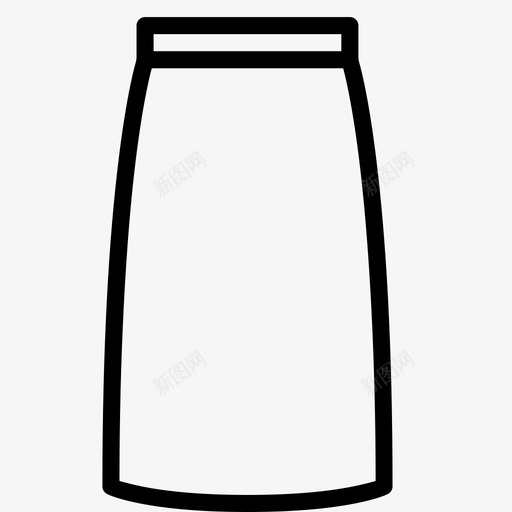 采购产品裙子衣服连衣裙图标svg_新图网 https://ixintu.com 光滑布料 套装 女士 工作场所 时尚 正式 衣服 连衣裙 采购产品裙子