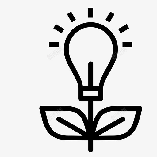 节约意识能源图标svg_新图网 https://ixintu.com 储存 光 国家1 安全 意识 植物 能源 节约 预防