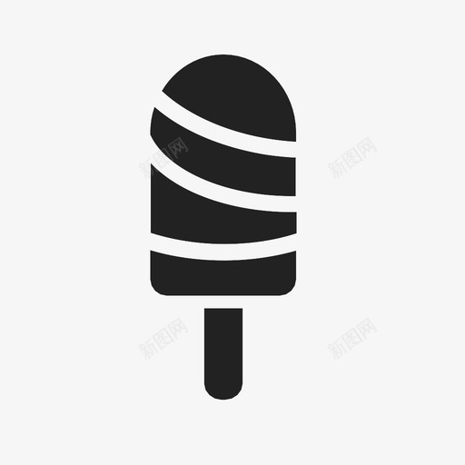 冰棒美味甜图标svg_新图网 https://ixintu.com 冰棒 冷冻 吃 夏天 小孩 条纹 棍子 甜 美味 请客