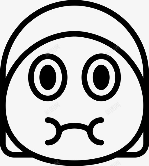 恶心呕吐女孩图标svg_新图网 https://ixintu.com 呕吐 女孩 恶心 感觉 查克 粉碎图标表情轮廓 脸 表情
