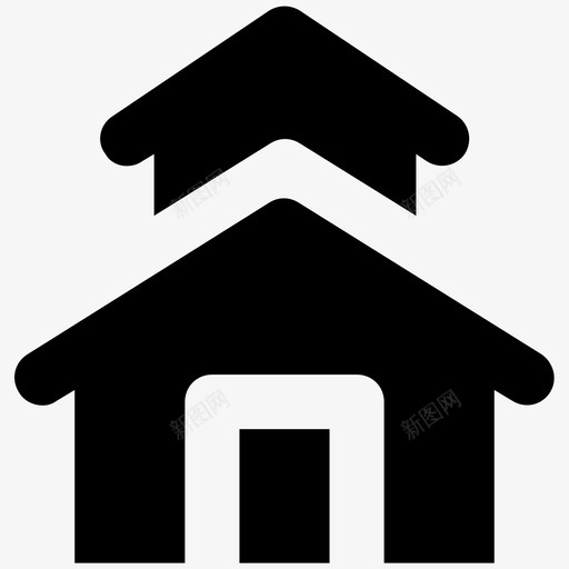 犹太教堂宗教祈祷图标svg_新图网 https://ixintu.com 万神殿 佛寺 城市 宗教 宝塔 建筑 建筑和家具大胆的固体图标 犹太人 犹太教堂 祈祷 神龛