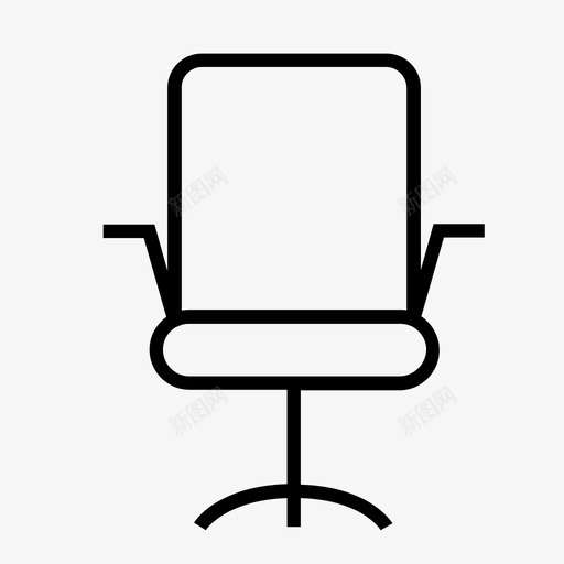 椅子家居装饰图标svg_新图网 https://ixintu.com 家居装饰 椅子