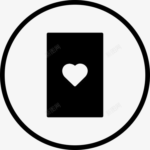 卡片单人浪漫图标svg_新图网 https://ixintu.com 21点 优雅 单人 卡片 室内游戏 对比 对称 心形 扑克 浪漫 赌场