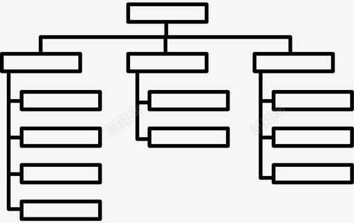 层次结构等级组织图标svg_新图网 https://ixintu.com 列表 图表 层次结构 树 等级 组织 重要性 顺序