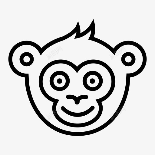 渴望惊讶研究图标svg_新图网 https://ixintu.com 乐队 兴奋 分析 惊讶 整体 机动车辆 渴望 猴子 猴子情绪 睁眼 研究 高兴