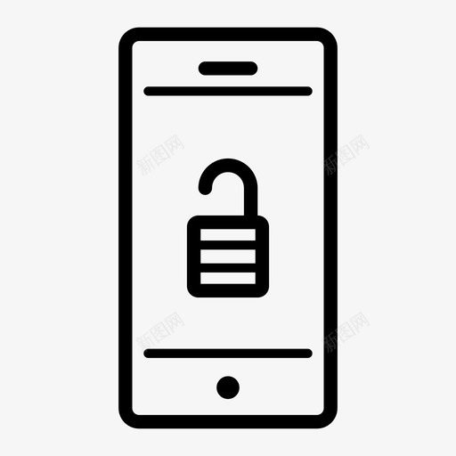智能手机解锁技术网络图标svg_新图网 https://ixintu.com iphone 万维网 互联网 技术 智能手机解锁 网络 钥匙