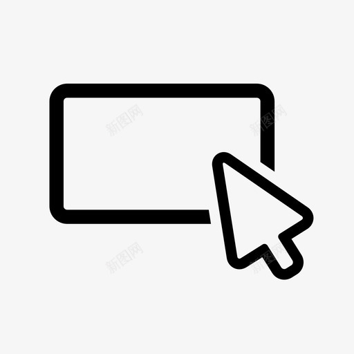 按钮单击光标图标svg_新图网 https://ixintu.com pixograms 光标 切换 单击 回车 按 按钮 选择 鼠标悬停