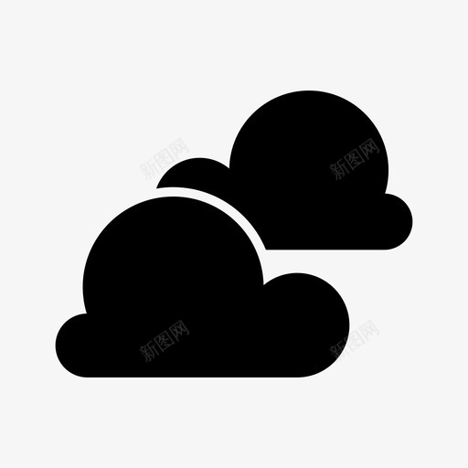 云天空雨图标svg_新图网 https://ixintu.com 不晴 云 多雨 天气 天空 水滴 羽 阴沉 降水 雨