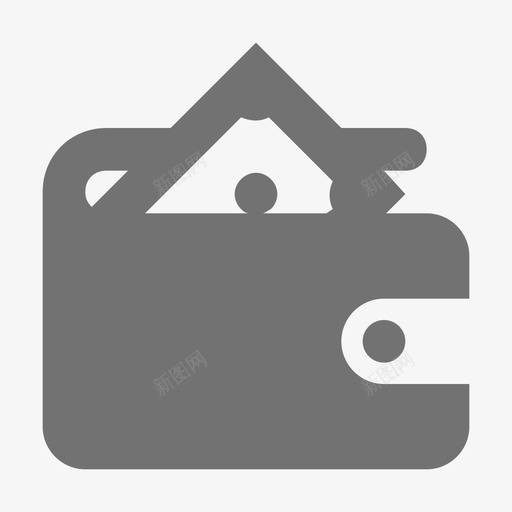 钱包金融材料标图标svg_新图网 https://ixintu.com 金融材料设计图标 钱包