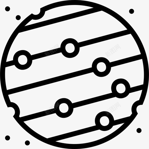水星热行星离太阳最近图标svg_新图网 https://ixintu.com 史密森太空轮廓 天文学 太空 太阳系 岩石 最小的 水星 热行星 离太阳最近 第一颗行星