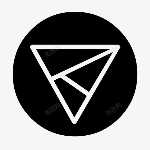 三角形大三角形黑色三角形图标svg_新图网 https://ixintu.com 三角形 多边形 大三角形 好三角形 平均三角形 形状 漂亮三角形 现代 箭头 黑色三角形
