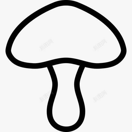 蘑菇香菇食用图标svg_新图网 https://ixintu.com 健康 农业 农业和园艺 天然 维生素d 蔬菜 蘑菇 食品 食用 香菇