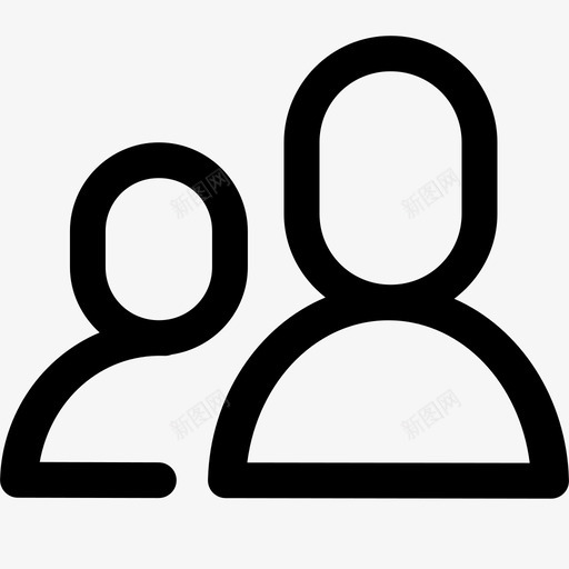 用户配置文件人员图标svg_新图网 https://ixintu.com 个人 人员 多个 头像 应用程序 用户 用户界面所有您需要的 组 配置文件