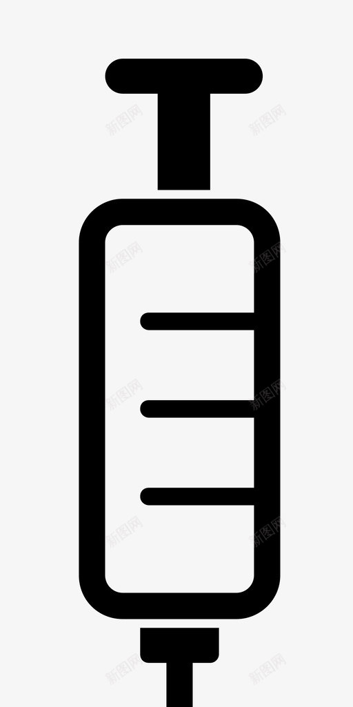 注射器医生注射剂图标svg_新图网 https://ixintu.com 医生 医药 注射剂 注射器 疫苗 针剂 针头