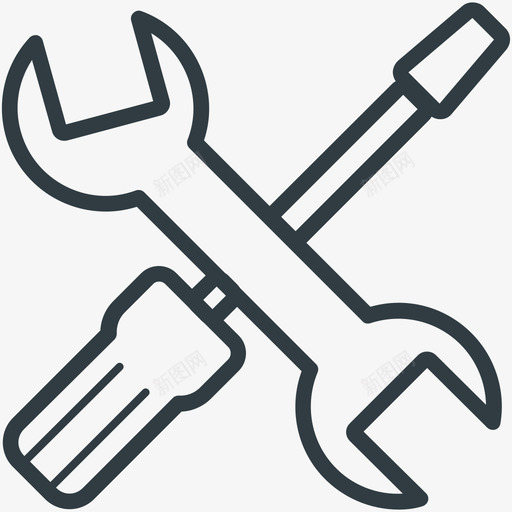 车库工具搜索引擎优化和互联网营销线图标svg_新图网 https://ixintu.com 搜索引擎优化和互联网营销矢量线图标 车库工具