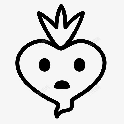 沉闷增加脸图标svg_新图网 https://ixintu.com 化身 增加 宽 干燥 放大 显影 沉闷 甜菜根 笑脸甜菜根 脸 表情