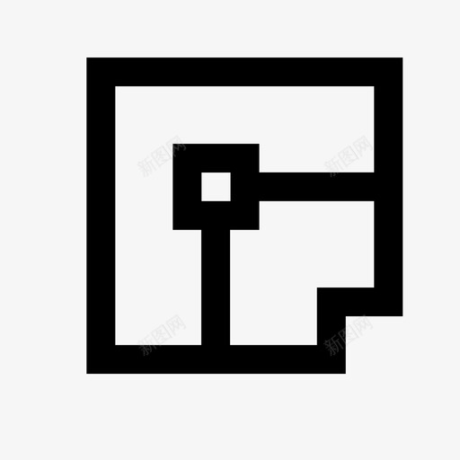 角笔划概念角图标svg_新图网 https://ixintu.com 斜接 概念 用户界面所有你需要的 矩形 线 角 角笔划 连接