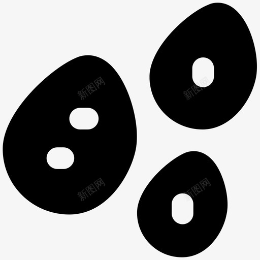 种子食物大胆的固体图标svg_新图网 https://ixintu.com 种子 食物大胆的固体图标