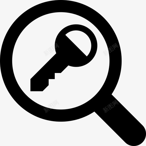 搜索键查找乐趣图标svg_新图网 https://ixintu.com 乐趣 定位 恢复 手 握 搜索键 查找