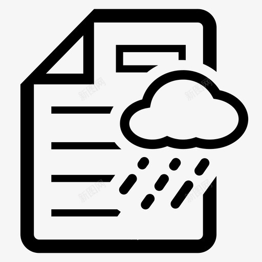 气象论文论文雨图标svg_新图网 https://ixintu.com 印刷品 天气 文件 文章 材料 气象论文 物体 科学文献 论文 雨 项目