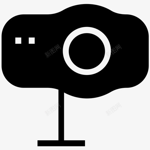 摄像头电子设备实心图标svg_新图网 https://ixintu.com 摄像头 电子设备实心图标