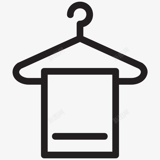 毛巾架毛巾挂毛巾洗澡图标svg_新图网 https://ixintu.com 挂毛巾 擦毛巾 毛巾架毛巾 洗澡 衣架 酒店线图标