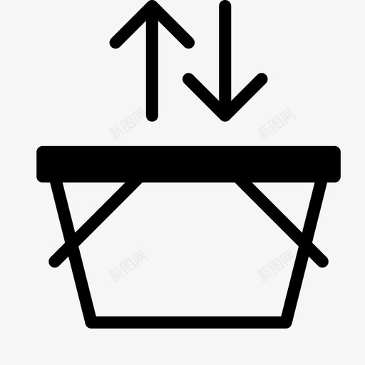 购物篮采购物品图标svg_新图网 https://ixintu.com smoothfill购物 取货 商店 提手 物品 购买 购物篮 采购 集装箱
