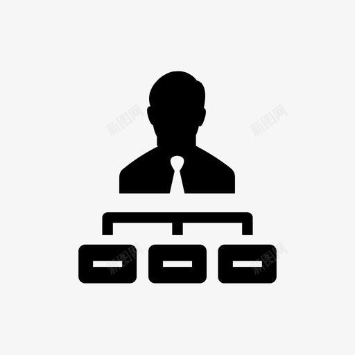 计划经理管理图标svg_新图网 https://ixintu.com 公司 商业小卷1 商人 思想 想法 流程图 管理 经理 计划