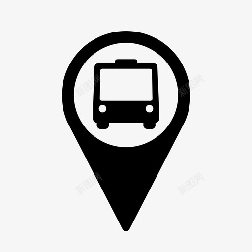 地图标记图标有轨电车旅游svg_新图网 https://ixintu.com 公交 公共交通 公共汽车站 地图指针标记图标 地图标记图标 旅游 有轨电车 票务 路线 车站