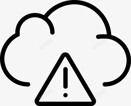 云警告思考签名图标svg_新图网 https://ixintu.com smashicons交互大纲 云警告 交互 危险 帐户 思考 悬崖 签名 网络 阅读
