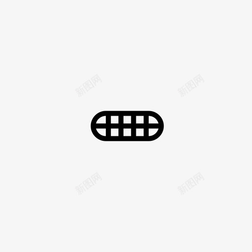 嘴微笑张开图标svg_新图网 https://ixintu.com 下巴 切碎器 嘴 嘴唇 张开 微笑 快乐 牙齿 脸 表情