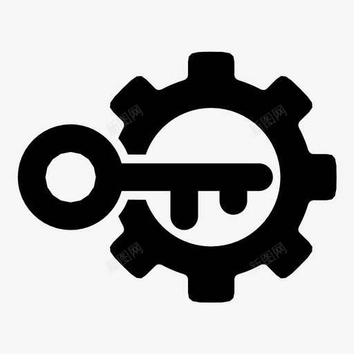 密钥设置安全保护图标svg_新图网 https://ixintu.com 保护 安全 密码 密钥设置 插入 装备 选项 配置 锁定