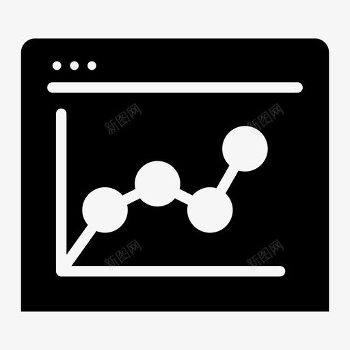 折线图网络趋势图标svg_新图网 https://ixintu.com 互联网 代理 图形表示 在线营销 折线图 搜索引擎优化 搜索引擎优化代理 数据移动 易于理解 网络 行为模式 趋势