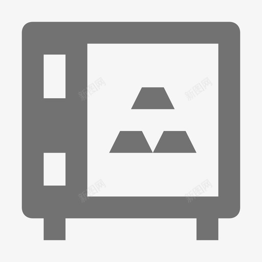 银行金库金融材料标图标svg_新图网 https://ixintu.com 金融材料设计图标 银行金库