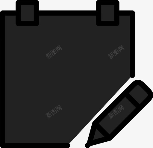 编辑日历图标svg_新图网 https://ixintu.com 编辑日历