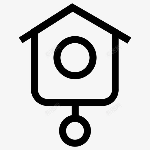 钟摆时钟ui图标svg_新图网 https://ixintu.com ui图标 钟摆时钟