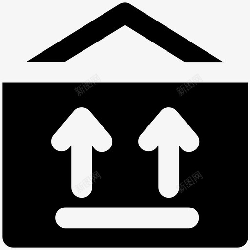 包装符号此方式向上运输图标svg_新图网 https://ixintu.com 传奇 包装符号 图案 日记 时间表 此方式向上 物品 物流配送粗体图标 货物 运输