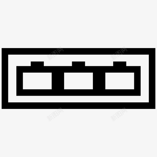 互联网插头电子线路图标svg_新图网 https://ixintu.com 互联网插头 电子线路图标
