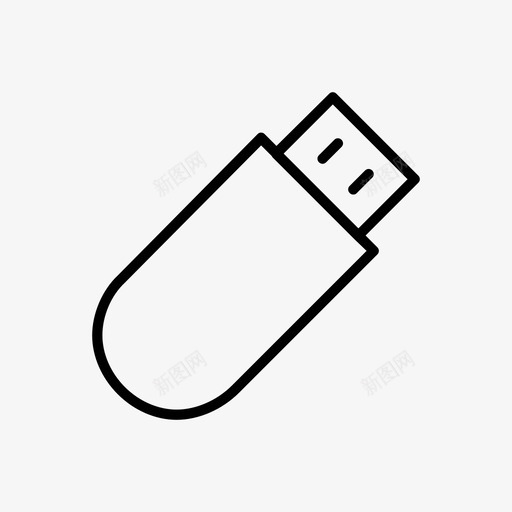 U盘细棒好U盘图标svg_新图网 https://ixintu.com U盘 好U盘 存储器 笔驱动器 细棒
