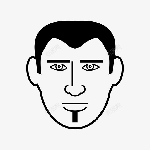 灵魂补丁风格多角形图标svg_新图网 https://ixintu.com 修剪 固定 多角形 潇洒 灵魂补丁 理发师 胡须 胡须胡子 脸 花式 面部头发 风格