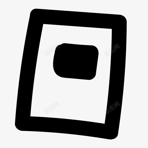 笔记本绘图简单图标svg_新图网 https://ixintu.com 手绘 手绘一般图标 有趣 笔记本 简单 纸张 绘图
