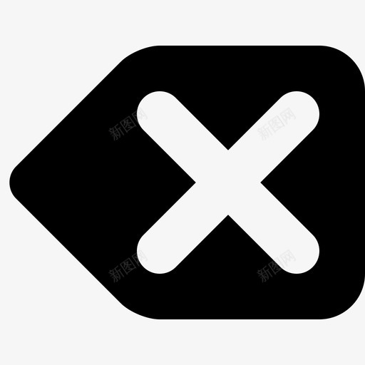 退格天灾键图标svg_新图网 https://ixintu.com 天体粒子 天灾 时间表 星状线 清除 诅咒 退格 键