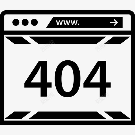 错误页404internet2图标svg_新图网 https://ixintu.com internet2 错误页404