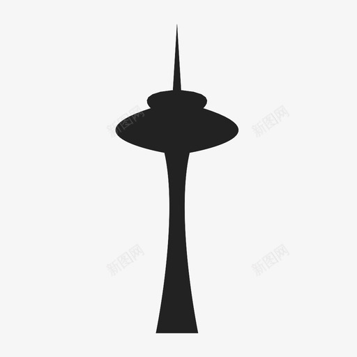 太空针天空西雅图图标svg_新图网 https://ixintu.com 历史 地标 天空 太空针 宇航员 纪念碑 美国 西雅图