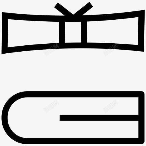 学位教育线图标svg_新图网 https://ixintu.com 学位 教育线图标
