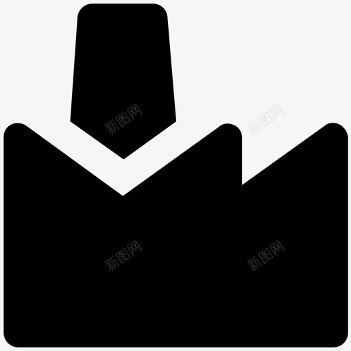 生态建筑工业大胆的固体图标svg_新图网 https://ixintu.com 工业大胆的固体图标 生态建筑