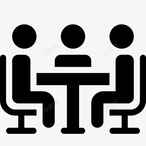 会议沟通辩论图标svg_新图网 https://ixintu.com 人员 会议 团队建设 正式沟通 沟通 讨论 论坛 辩论 风险分析