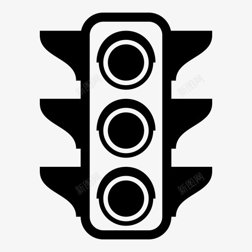 红绿灯停车灯道路交通图标svg_新图网 https://ixintu.com 交通灯 停车灯 汽车 红绿灯 行车灯 道路交通
