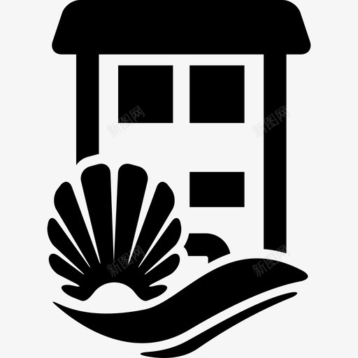 乡村酒店建筑标志建筑图标svg_新图网 https://ixintu.com 乡村酒店建筑标志 建筑