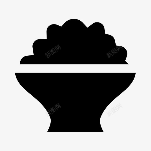 饭碗亚洲菜菜图标svg_新图网 https://ixintu.com 亚洲菜 热 米饭宝宝 粮 菜 饭碗